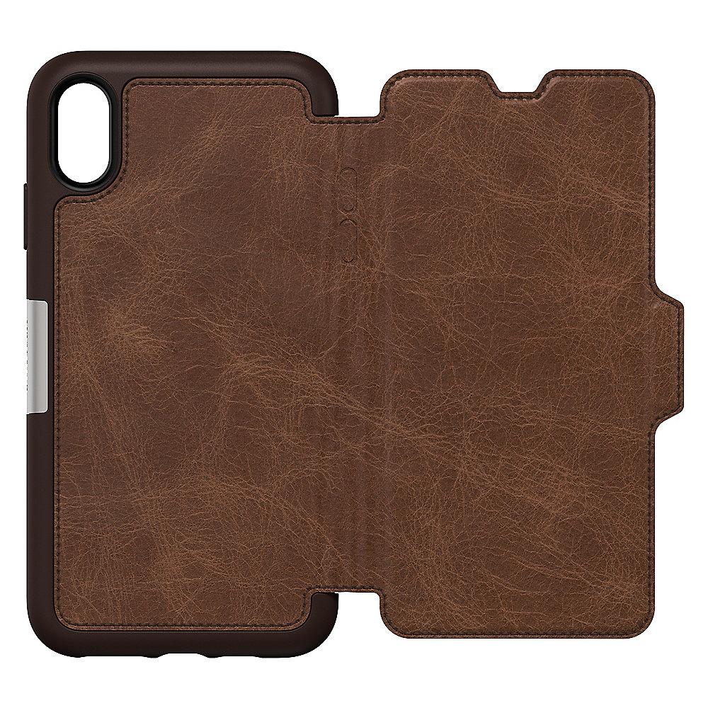 OtterBox Strada Schutzhülle für iPhone Xs Max espresso 77-60133