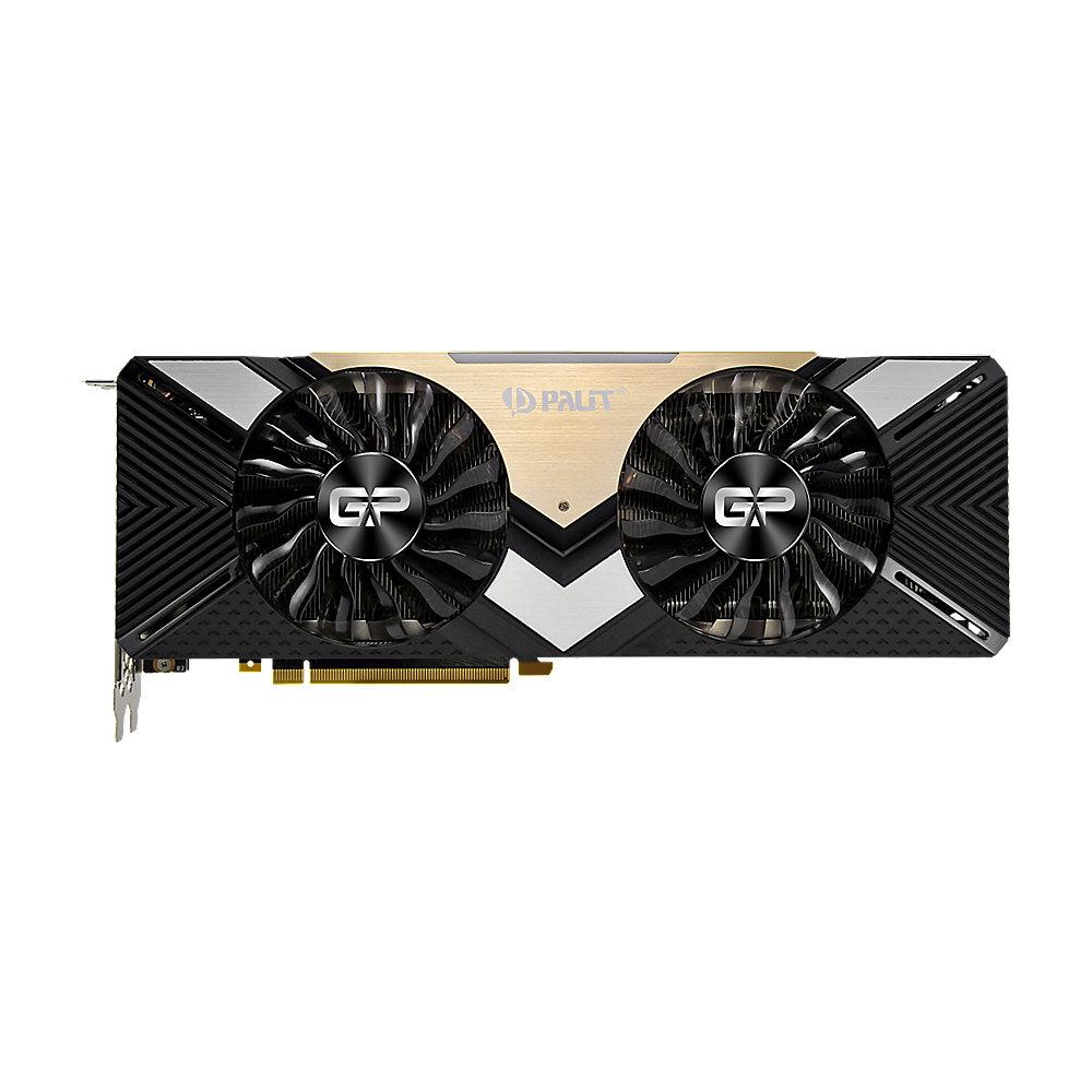 Palit GeForce RTX 2080Ti Dual 11GB GDDR6 Grafikkarte 3xDP/HDMI/USB-C