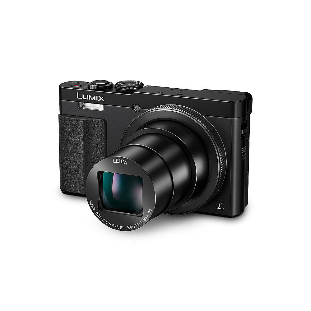 Panasonic Lumix DMC-TZ71 Digitalkamera schwarz