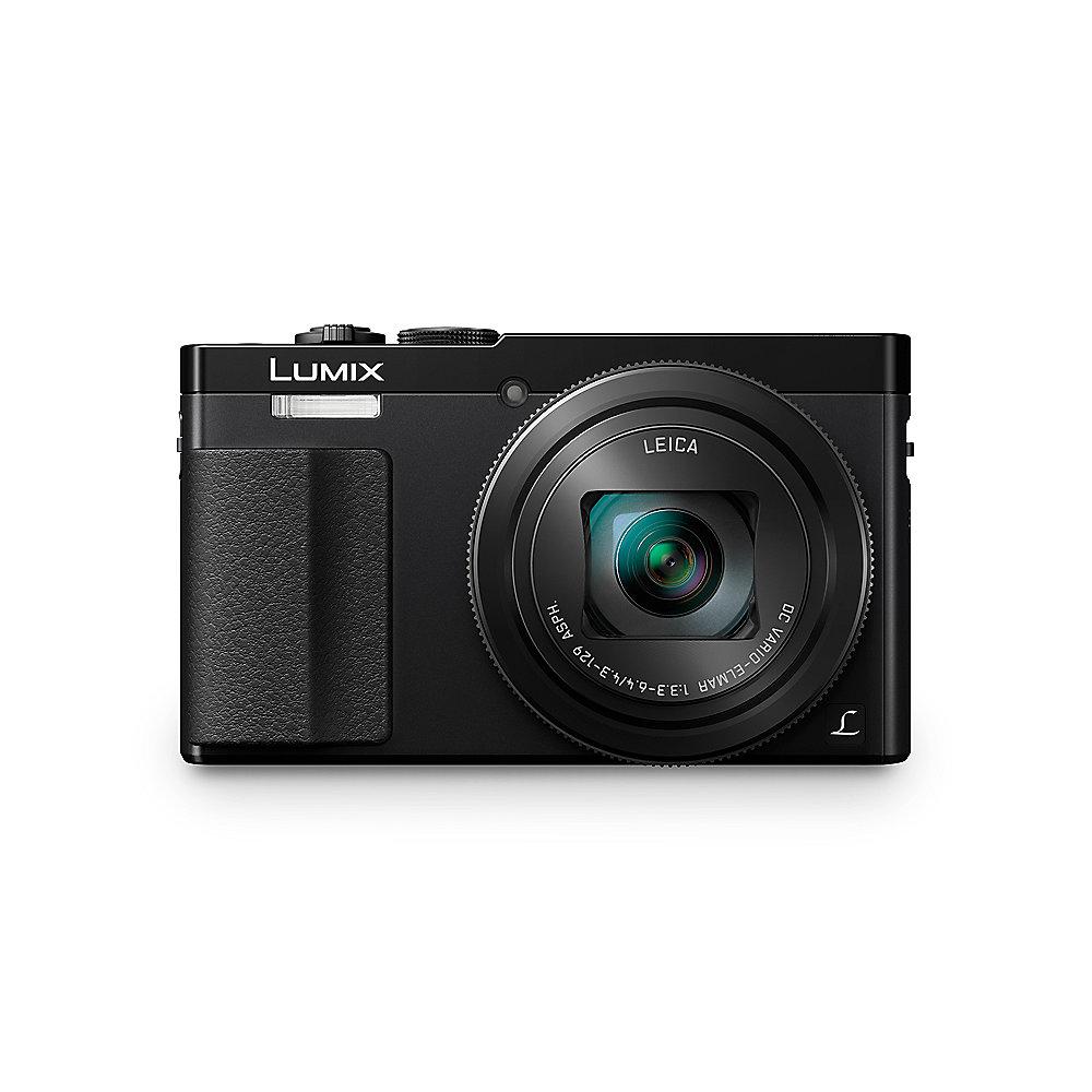 Panasonic Lumix DMC-TZ71 Digitalkamera schwarz