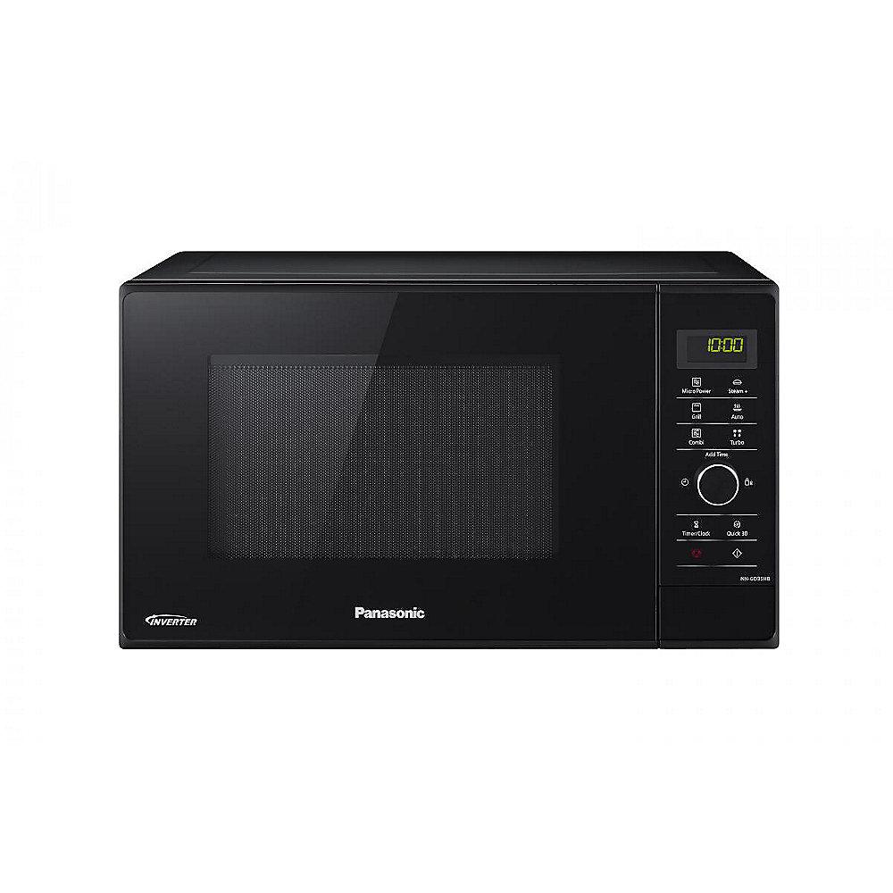 Panasonic NN-GD35HBGTG Mikrowelle mit Quarzgrill und Dampfgarer schwarz