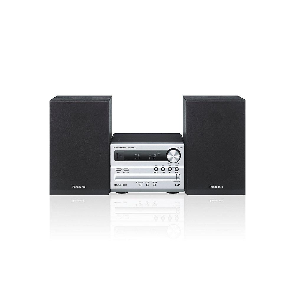 Panasonic SC-PM254 Mikrosystem mit DAB , CD, Bluetooth silber, Panasonic, SC-PM254, Mikrosystem, DAB, CD, Bluetooth, silber