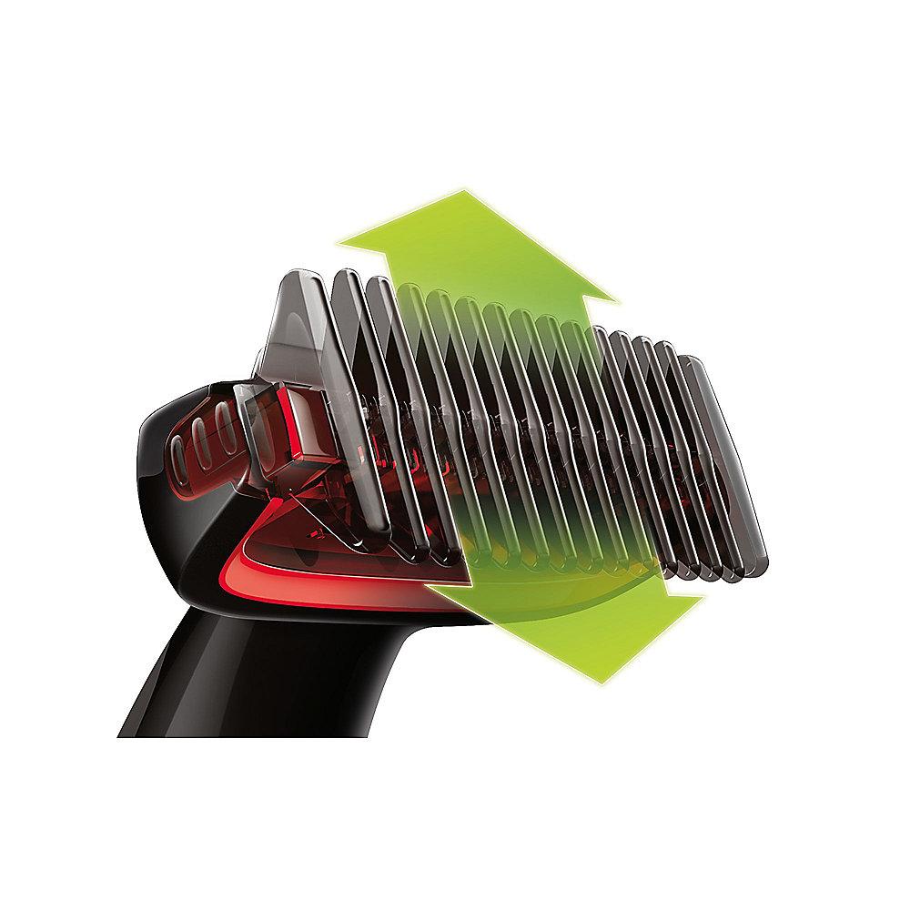 Philips BG105/10 Series 1000 BodyGroom Körperhaartrimmer schwarz/rot