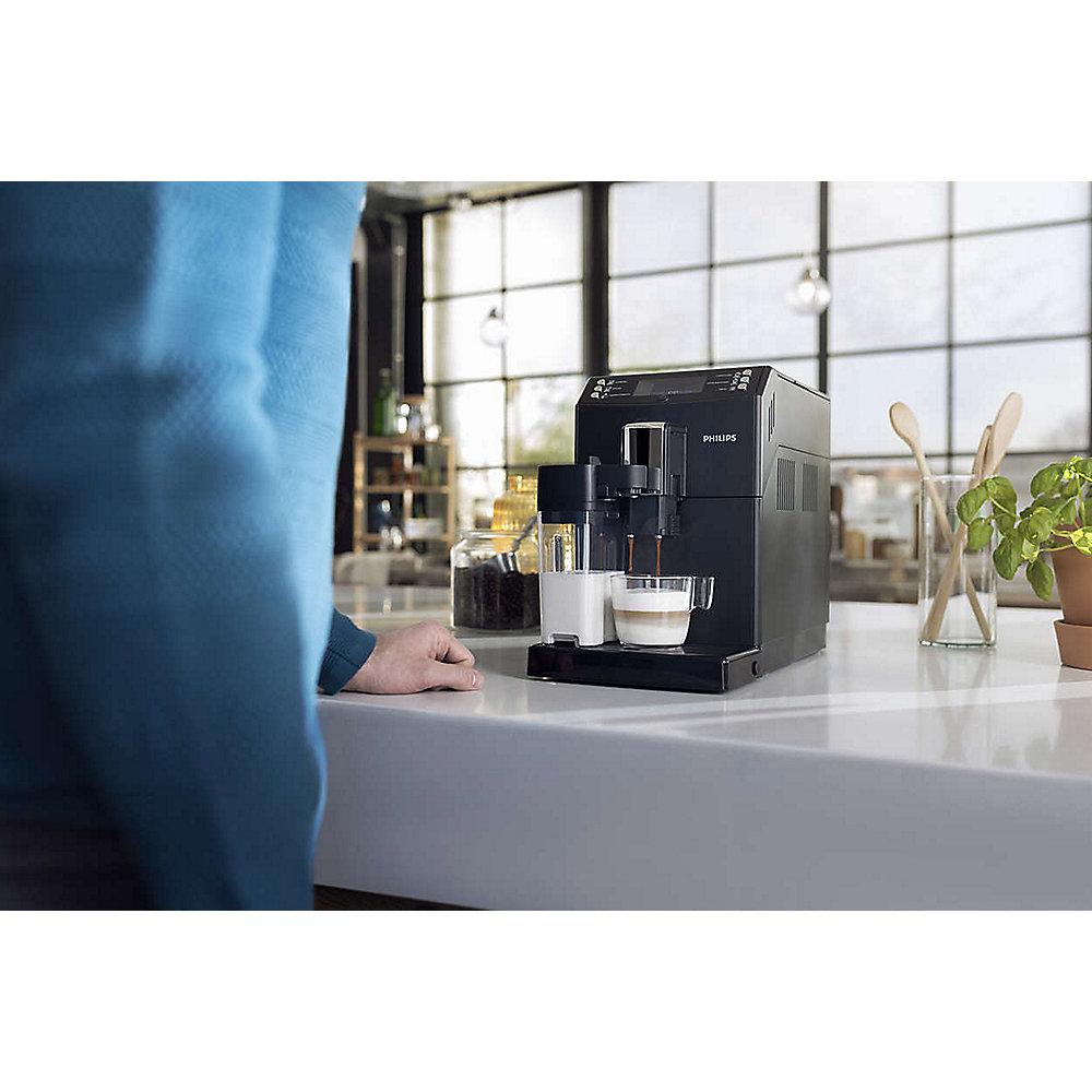 Philips EP3551/00 Kaffeevollautomat 3100 Serie mit Milchkanne schwarz