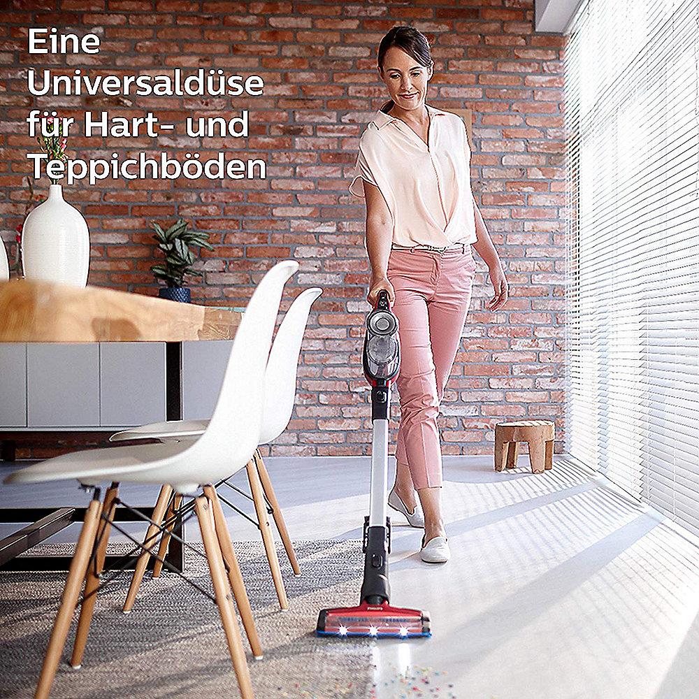 Philips FC6823/01 SpeedPro Max Akkusauger 25,2V Li-Ion schwarz/rot