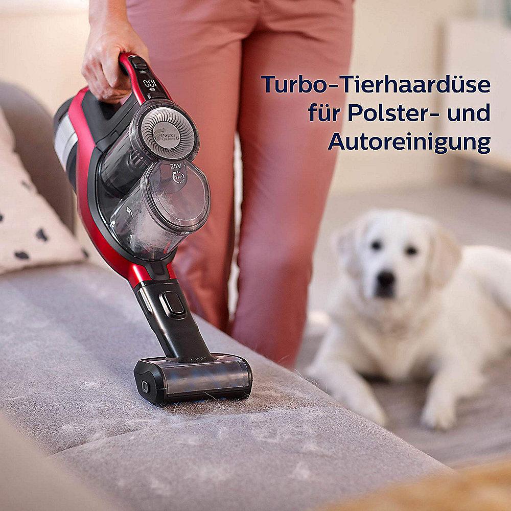 Philips FC6823/01 SpeedPro Max Akkusauger 25,2V Li-Ion schwarz/rot