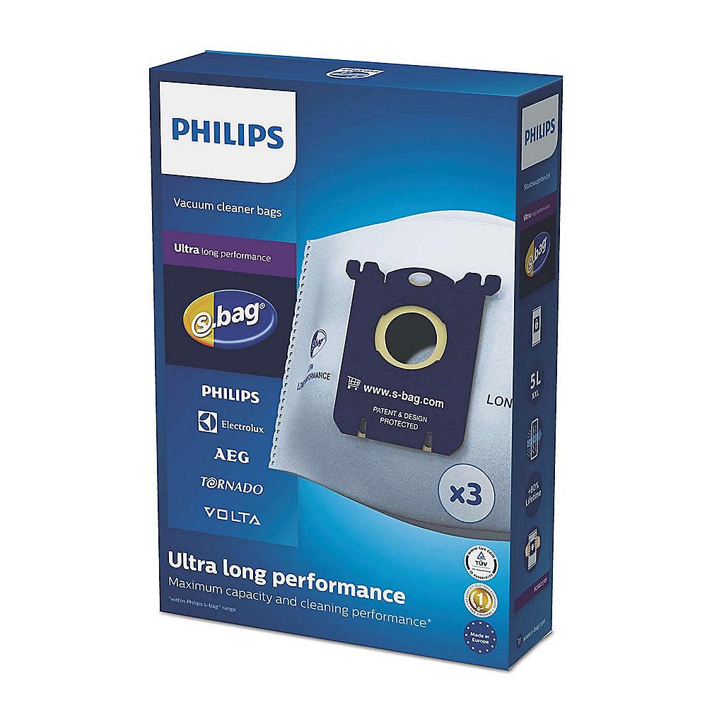 Philips FC8027/01 S-Bag Staubsaugerbeutel (3er Pack), Philips, FC8027/01, S-Bag, Staubsaugerbeutel, 3er, Pack,