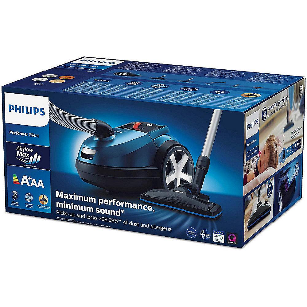 Philips FC8783/09 Performer Silent, 66 dB TriActive Pro Düse integrierte Bürste