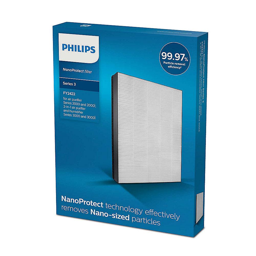 Philips FY2422/30 AIR Zubehör, Luftreiniger 2.000er Serie, HEPA 3 Filter, Philips, FY2422/30, AIR, Zubehör, Luftreiniger, 2.000er, Serie, HEPA, 3, Filter