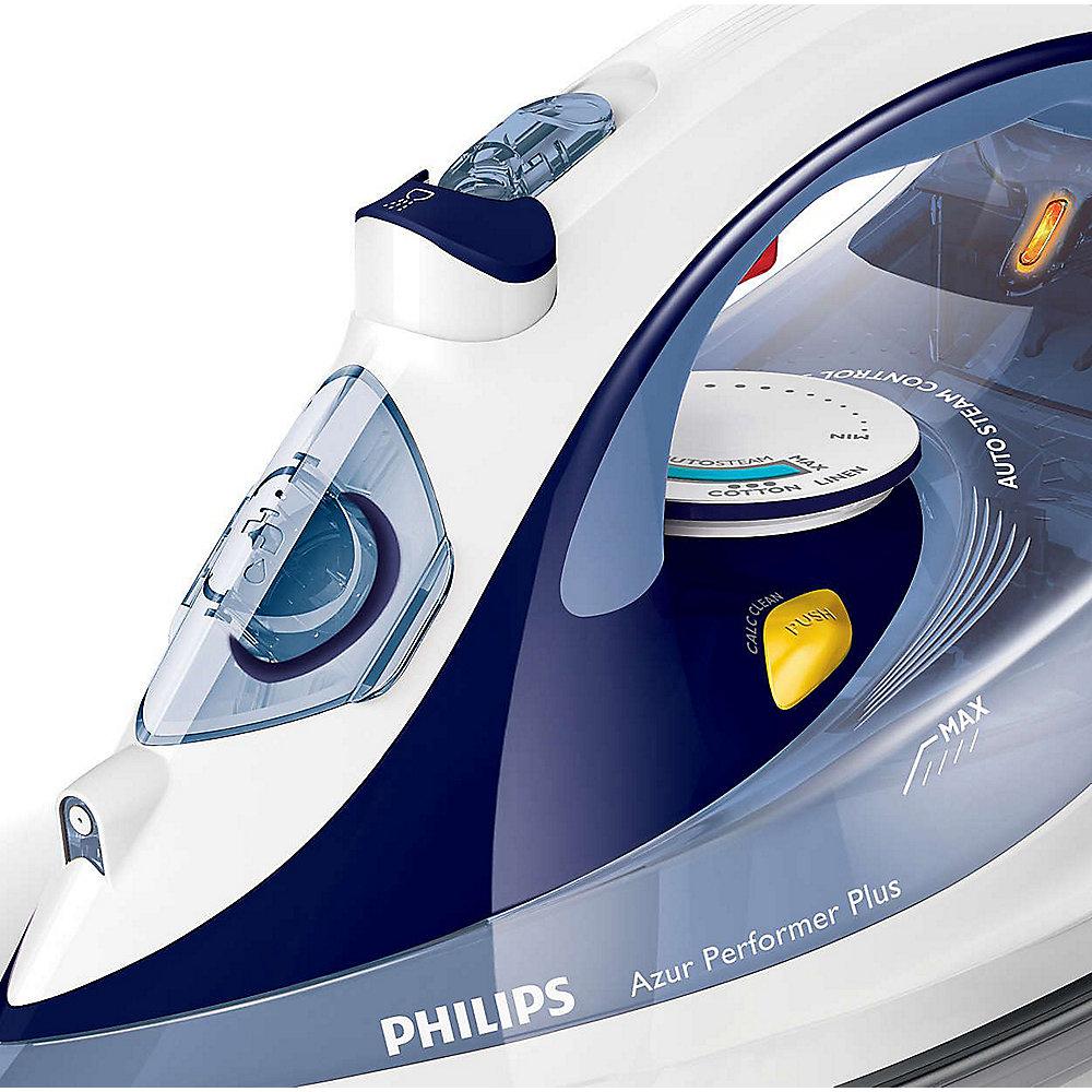 Philips GC4546/20 Azur Performer Plus 2500W Dampfbügeleisen blau