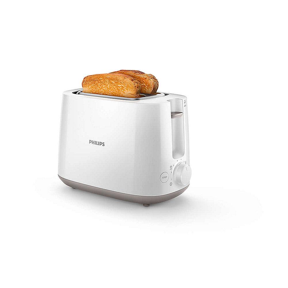 Philips HD2581/00 Daily Collection Toaster weiß Brötchenaufsatz, Philips, HD2581/00, Daily, Collection, Toaster, weiß, Brötchenaufsatz