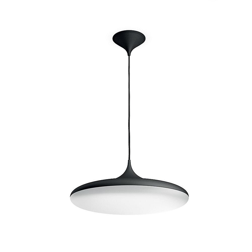 Philips Hue White Ambiance Cher Pendelleuchte schwarz inkl. Dimmschalter