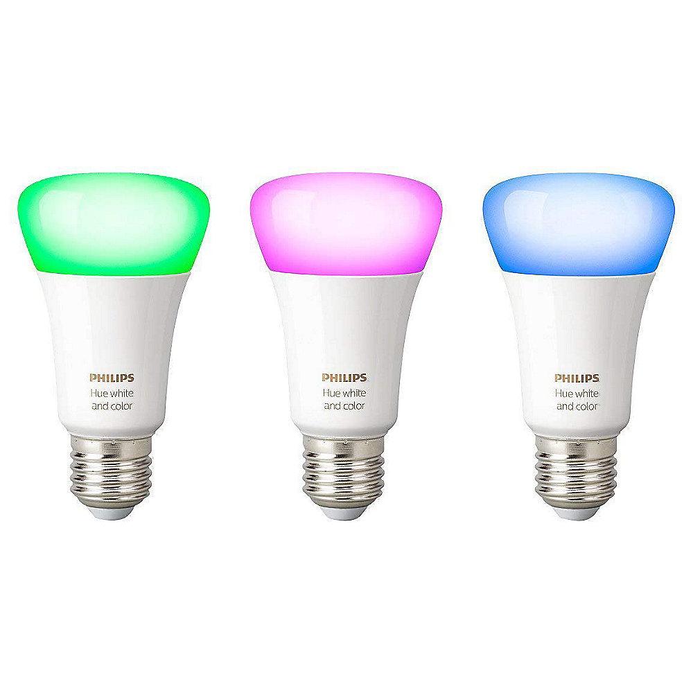 Philips Hue White and Color Ambiance RGBW LED E27 2 1 Erweiterungsbundle