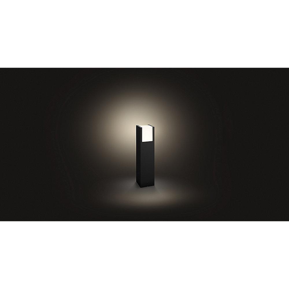 Philips Hue White Fuzo LED Sockelleuchte, Schwarz, 1150lm