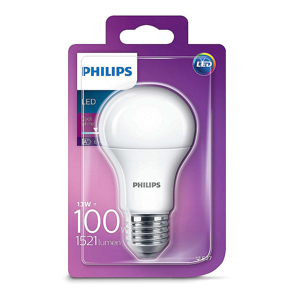 Philips LEDClassic Birne A60 13W (100W) E27 matt kaltweiß