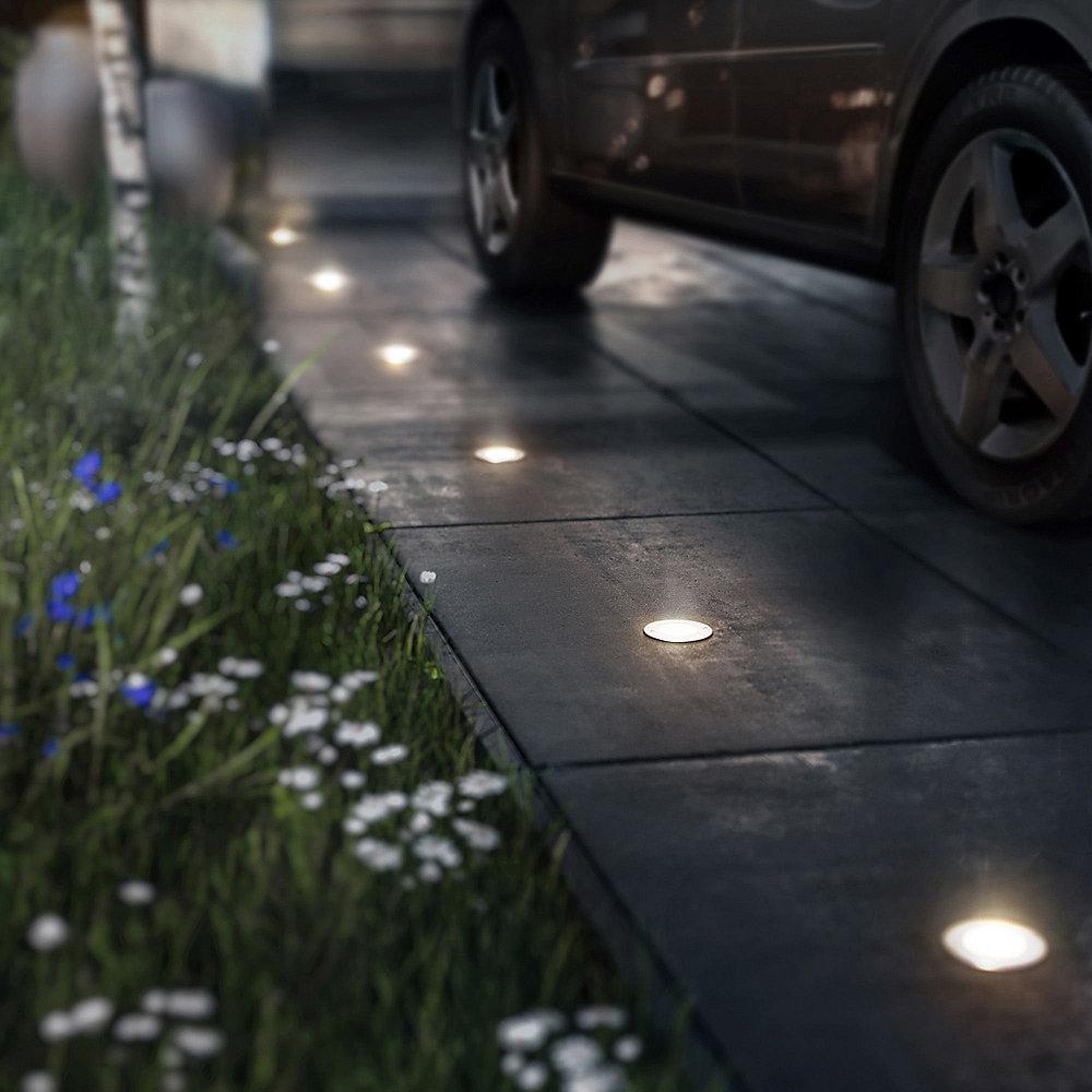 Philips myGarden Moss LED-Einbauspot Edelstahl, Philips, myGarden, Moss, LED-Einbauspot, Edelstahl