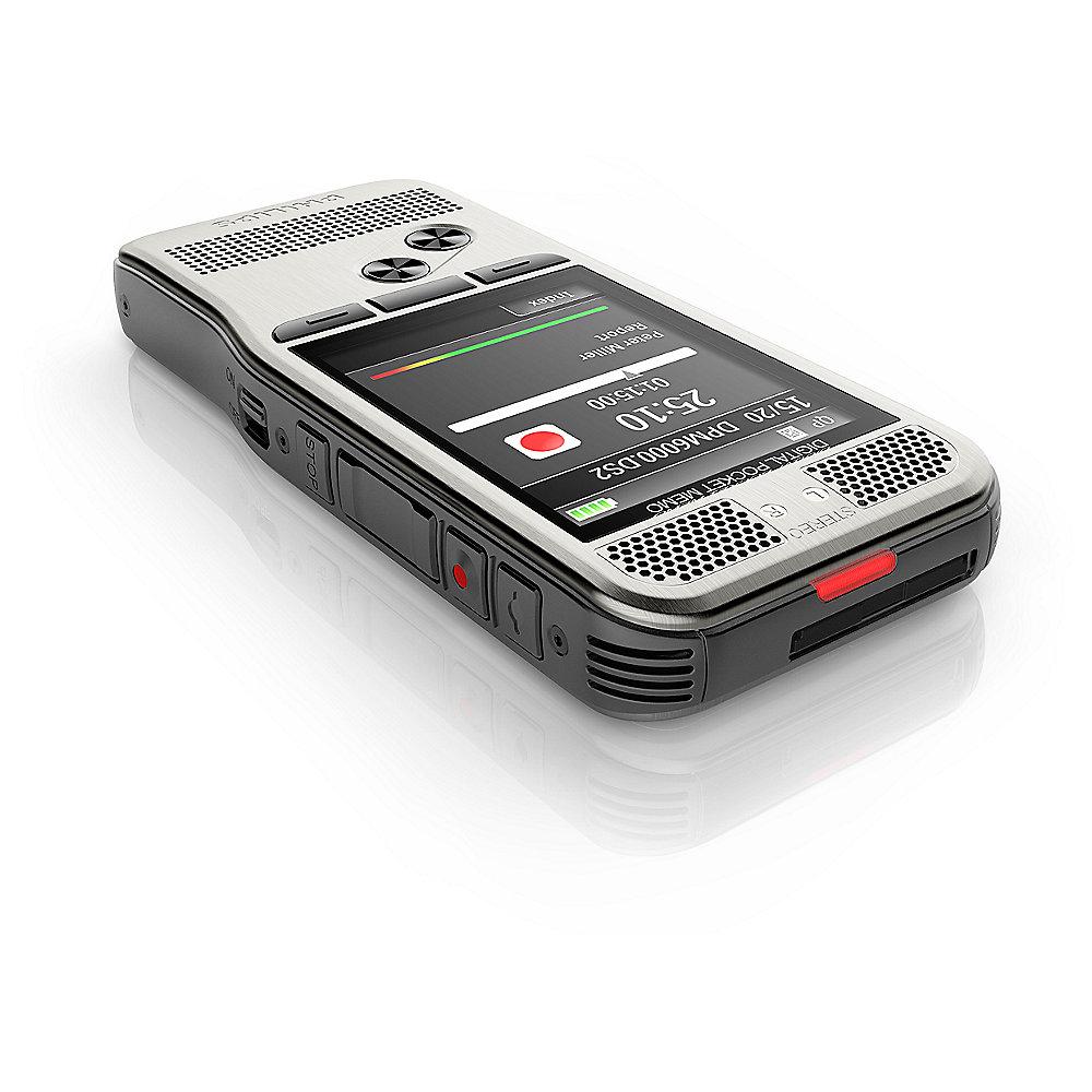 Philips Pocket Memo DPM6000 Digitales Diktiergerät mit 2Mic-Stereoaufnahme