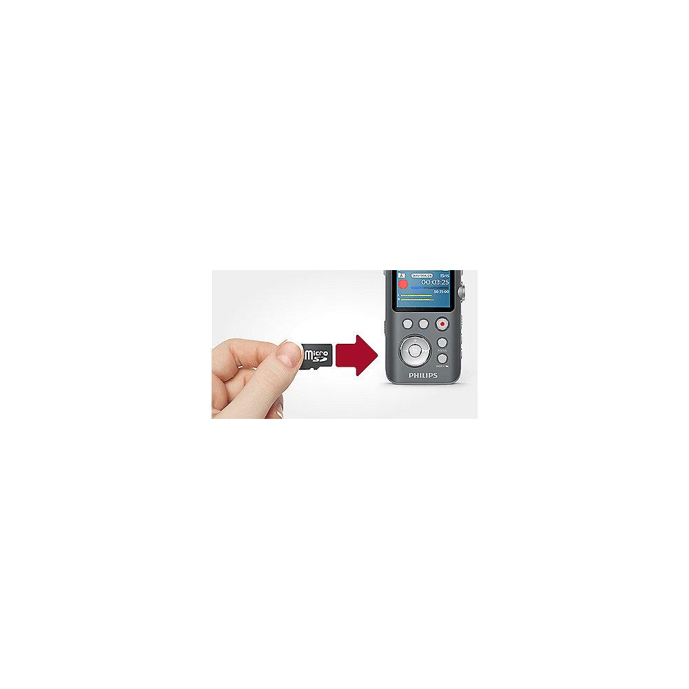 Philips Voice Tracer DVT7500 Digitales Stereo Diktiergerät 16GB   microSD 3 Mic, Philips, Voice, Tracer, DVT7500, Digitales, Stereo, Diktiergerät, 16GB, , microSD, 3, Mic