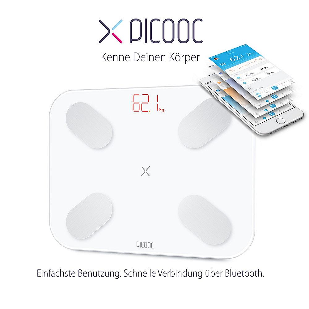 Picooc S1 Pro Smarte Körperanalysewaage weiß