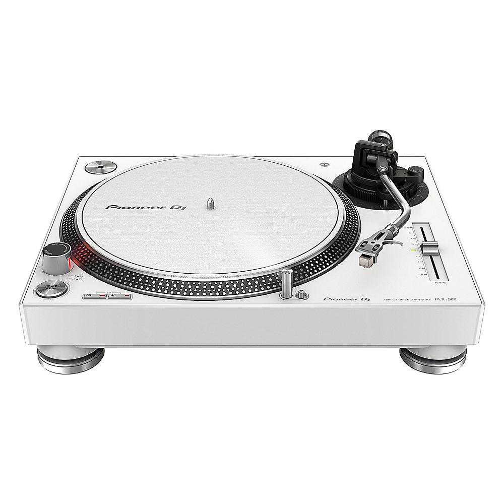 Pioneer DJ PLX-500-W Plattenspieler mit Direktantrieb weiß