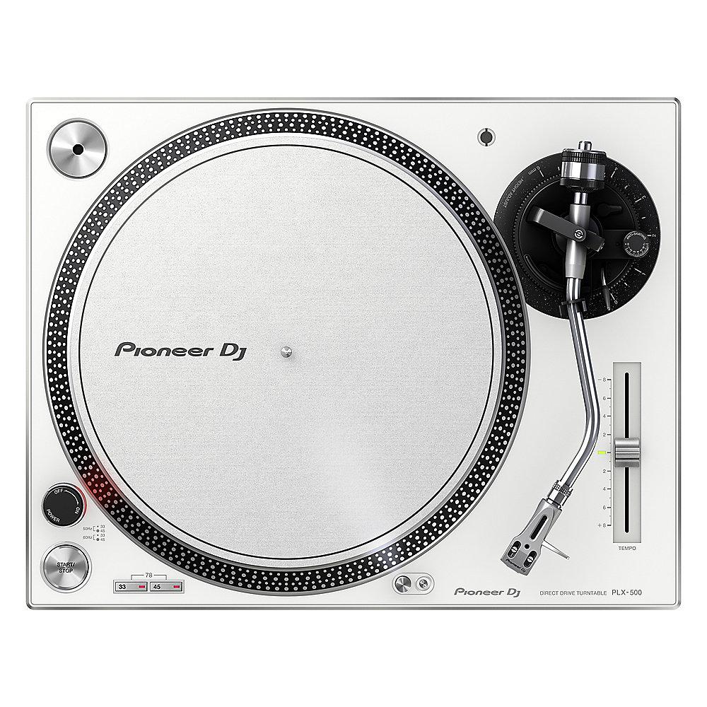 Pioneer DJ PLX-500-W Plattenspieler mit Direktantrieb weiß