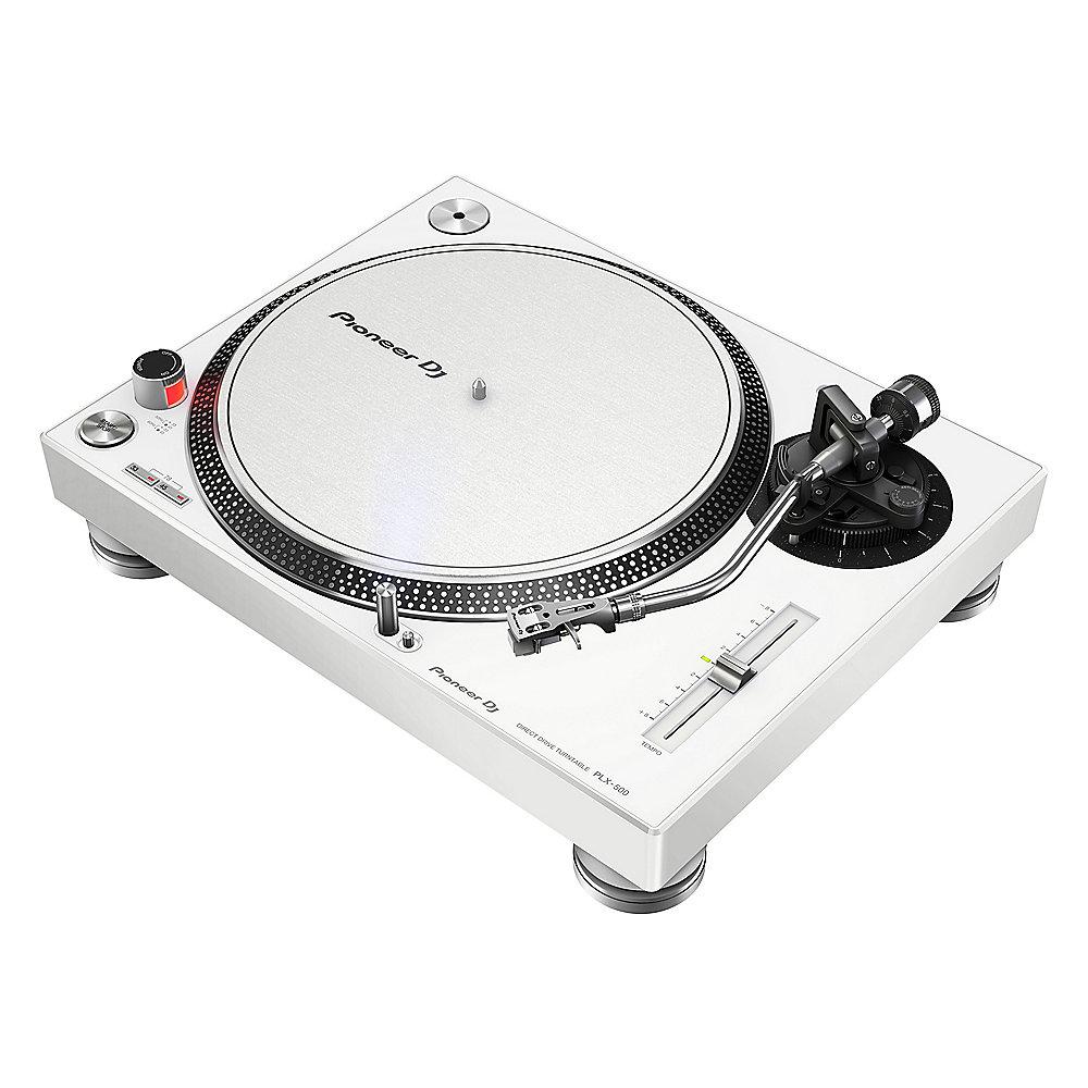 Pioneer DJ PLX-500-W Plattenspieler mit Direktantrieb weiß
