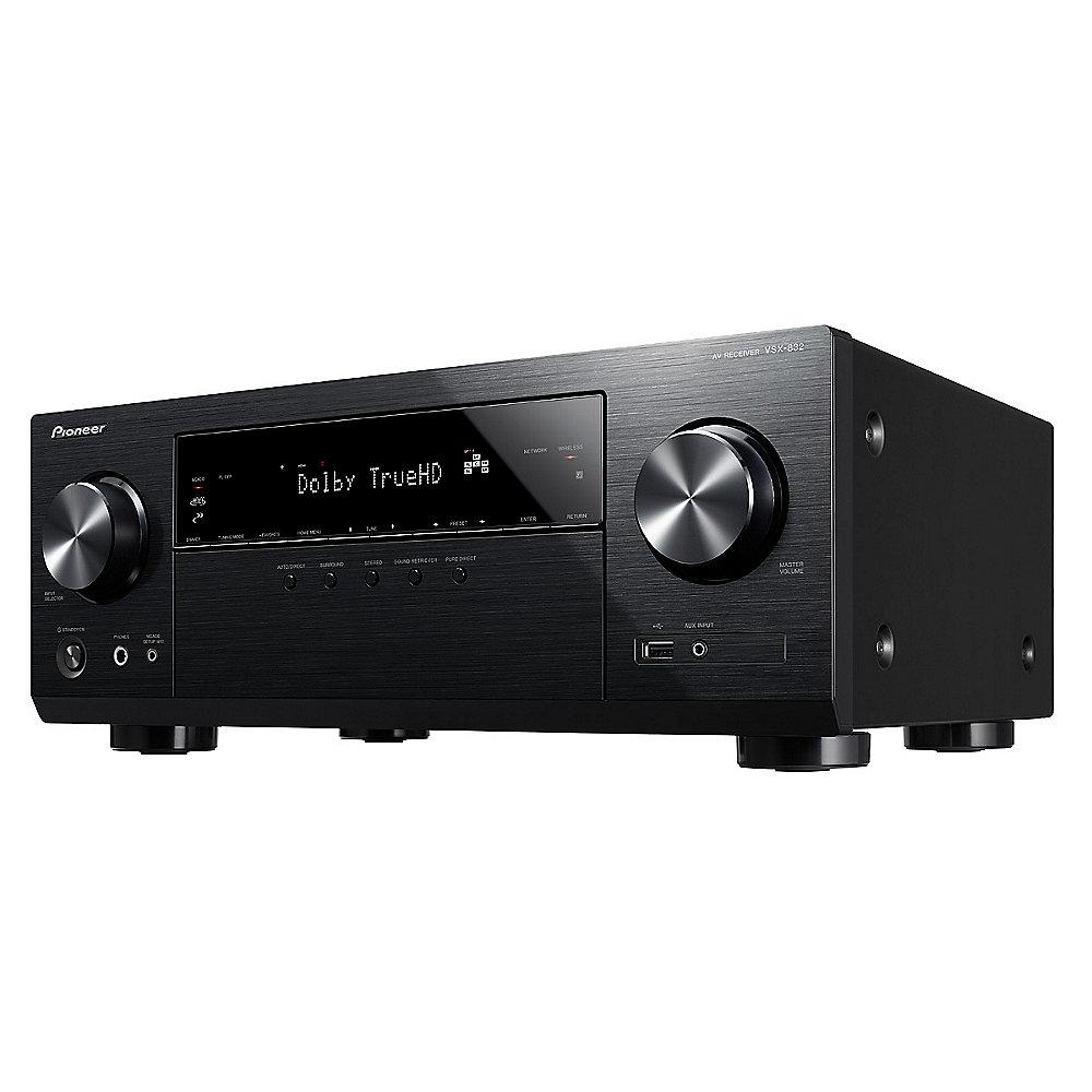 Pioneer VSX-832-B 5.1 AV-Receiver 4K Airplay Bluetooth WiFi HDMI schwarz, Pioneer, VSX-832-B, 5.1, AV-Receiver, 4K, Airplay, Bluetooth, WiFi, HDMI, schwarz