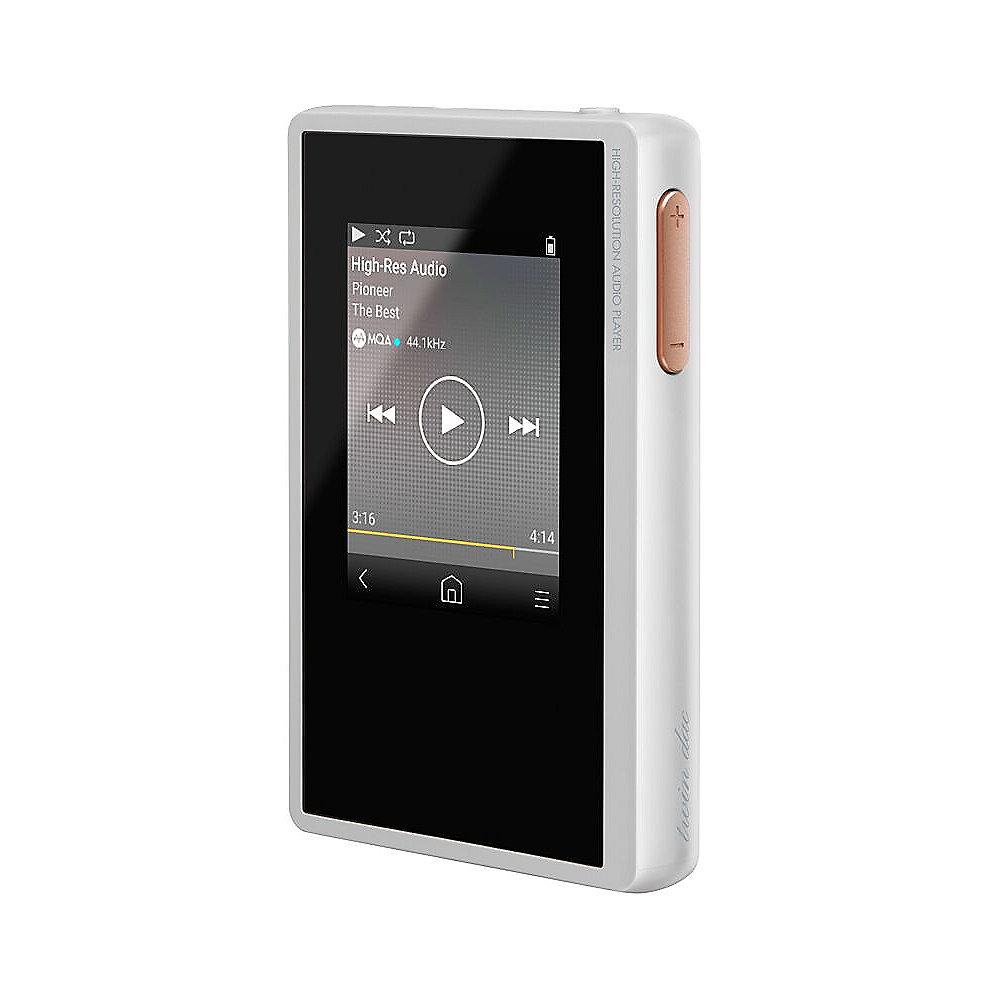 Pioneer XDP-02U-W portabler Compact High-Res Audio Player, Matte White