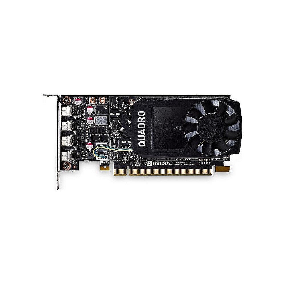 PNY NVIDIA Quadro P1000 4GB PCIe 3.0 Workstation Grafikkarte 4x Mini-DP/DP, PNY, NVIDIA, Quadro, P1000, 4GB, PCIe, 3.0, Workstation, Grafikkarte, 4x, Mini-DP/DP