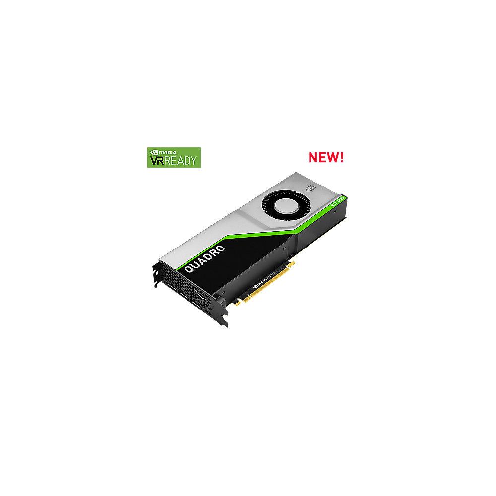 PNY NVIDIA Quadro RTX 6000 24GB GDDR6 Workstation Grafikkarte 4x DP/USB-C