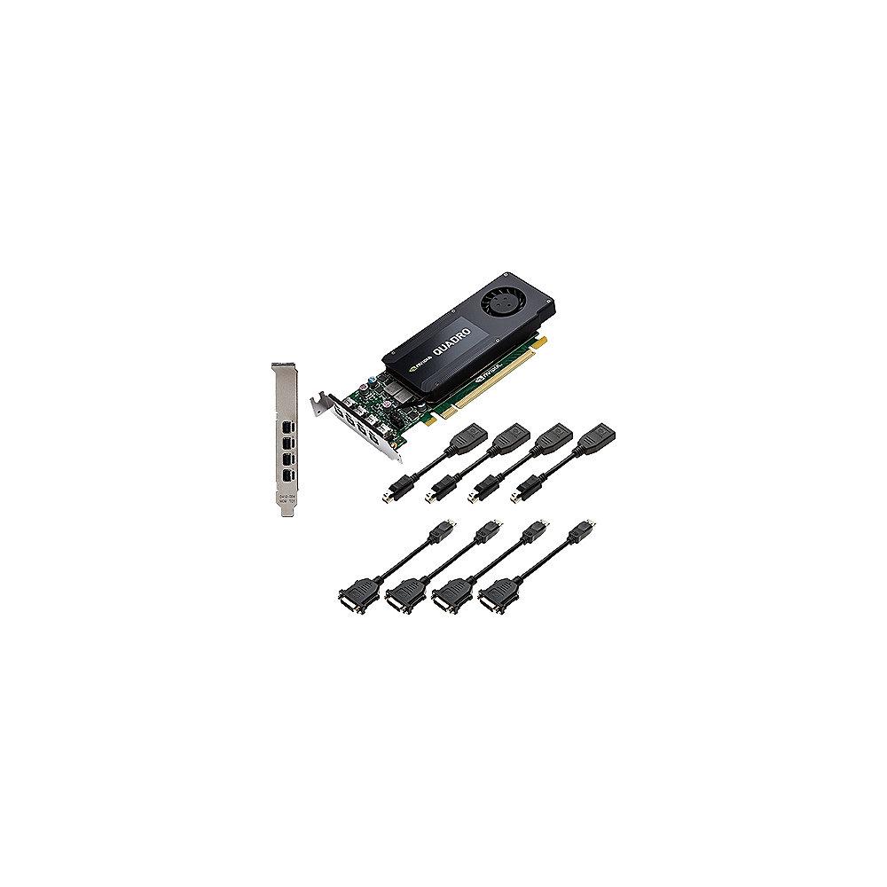 PNY Quadro K1200 4GB GDDR5 PCIe 2.0 4x Mini-DP Single-Slot Low Profile