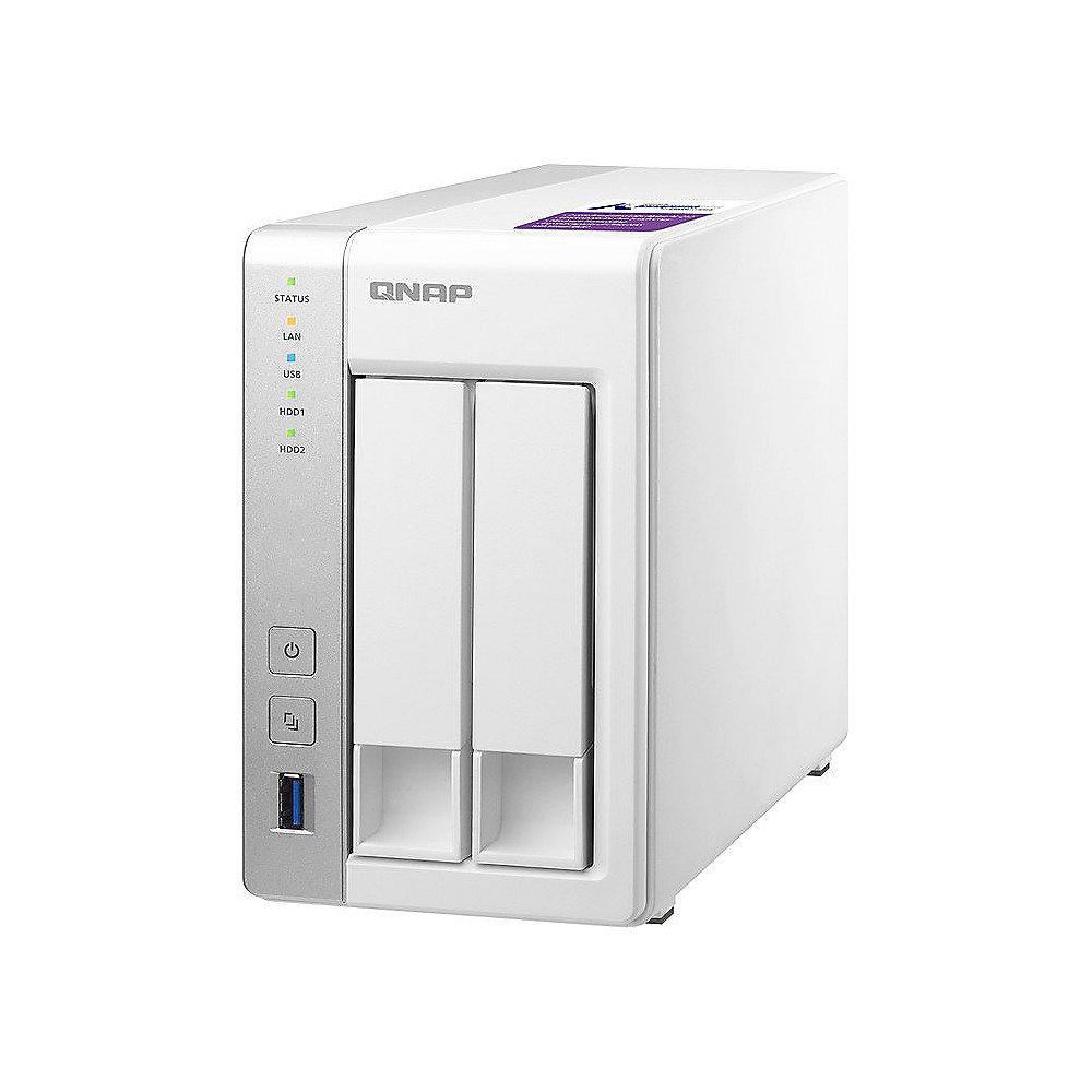 QNAP TS-231P NAS System 2-Bay 12TB inkl. 2x 6TB Toshiba HDWN160UZSVA