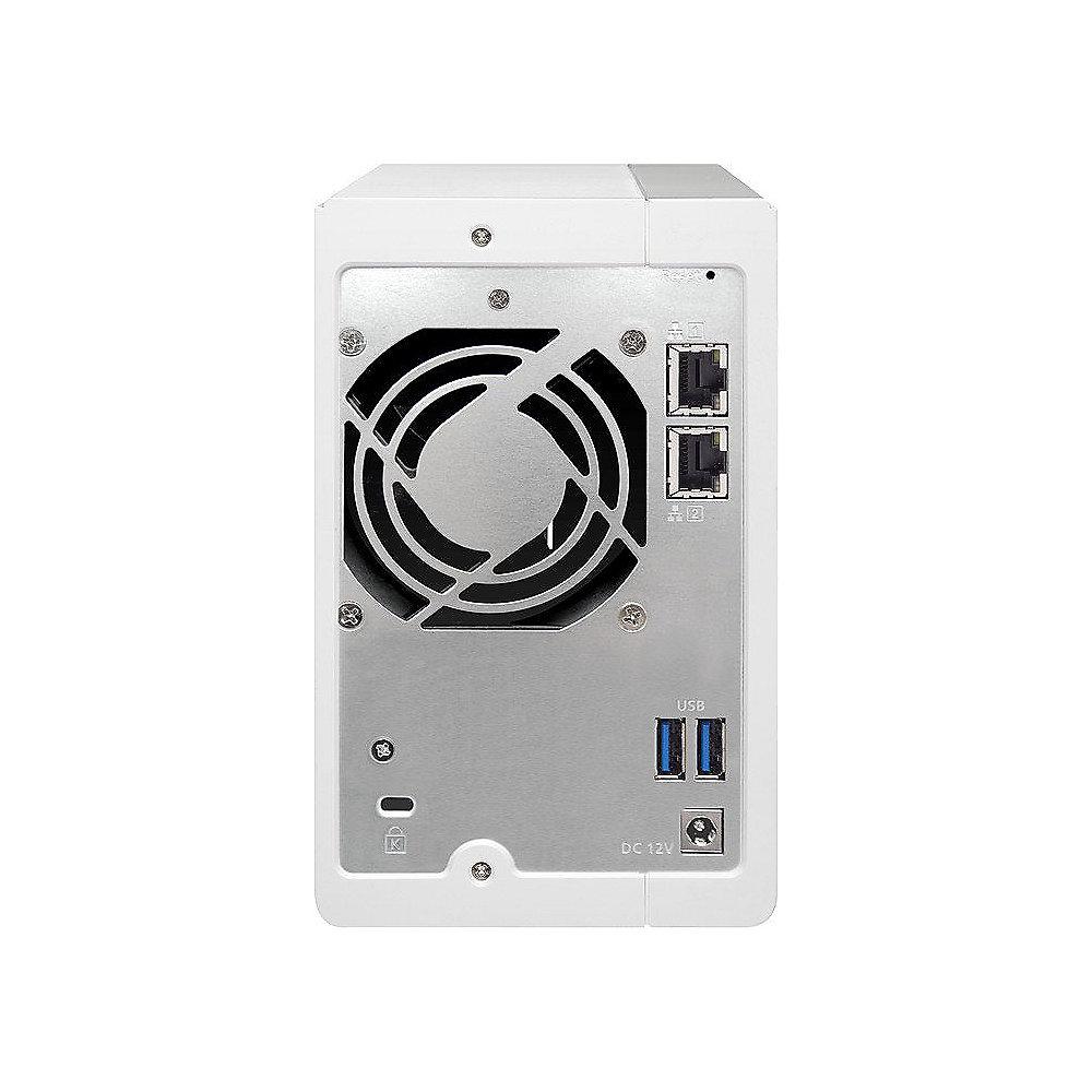 QNAP TS-231P NAS System 2-Bay 12TB inkl. 2x 6TB Toshiba HDWN160UZSVA