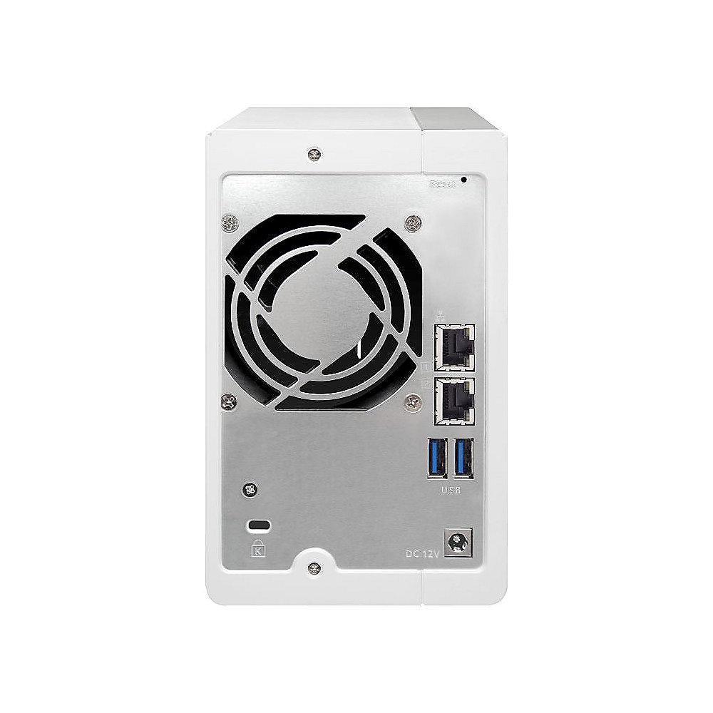 QNAP TS-231P2-1G NAS System 2-Bay 8TB inkl. 2x 4TB Seagate ST4000VN008