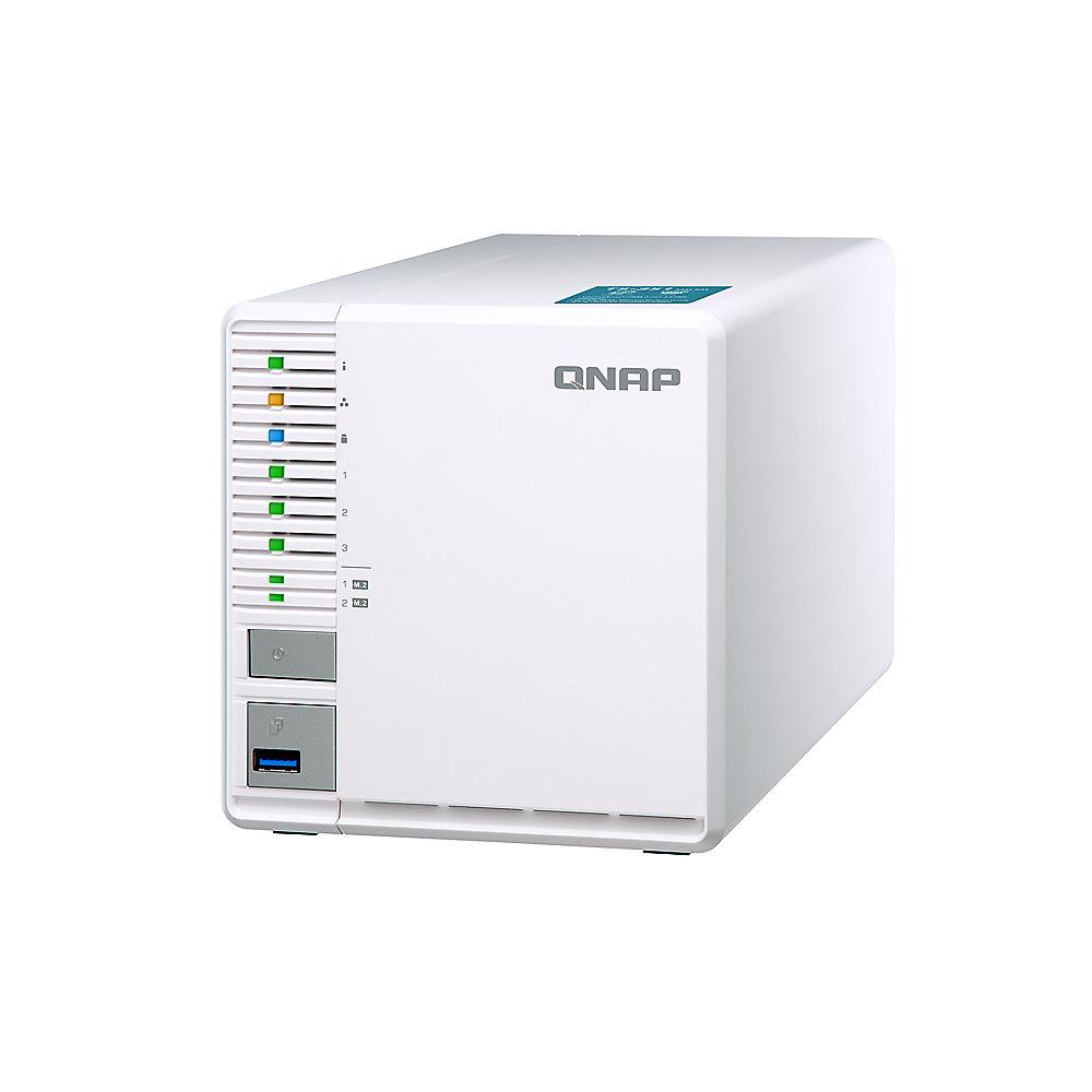 QNAP TS-351-4G NAS System 3-Bay 9TB inkl. 3x 3TB WD RED WD30EFRX