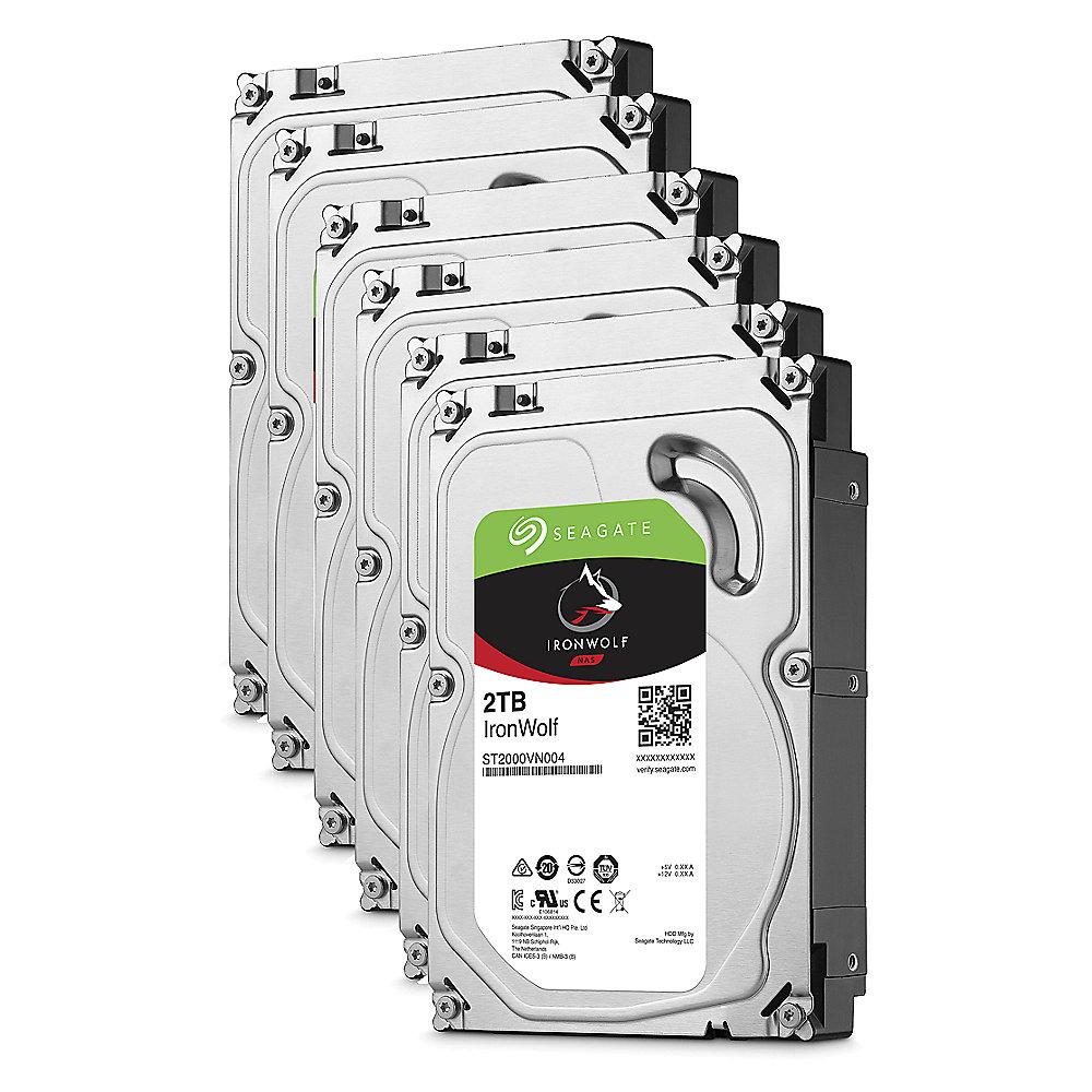 QNAP TS-653B-4G NAS System 6-Bay 12TB inkl. 6x 2TB Seagate ST2000VN004