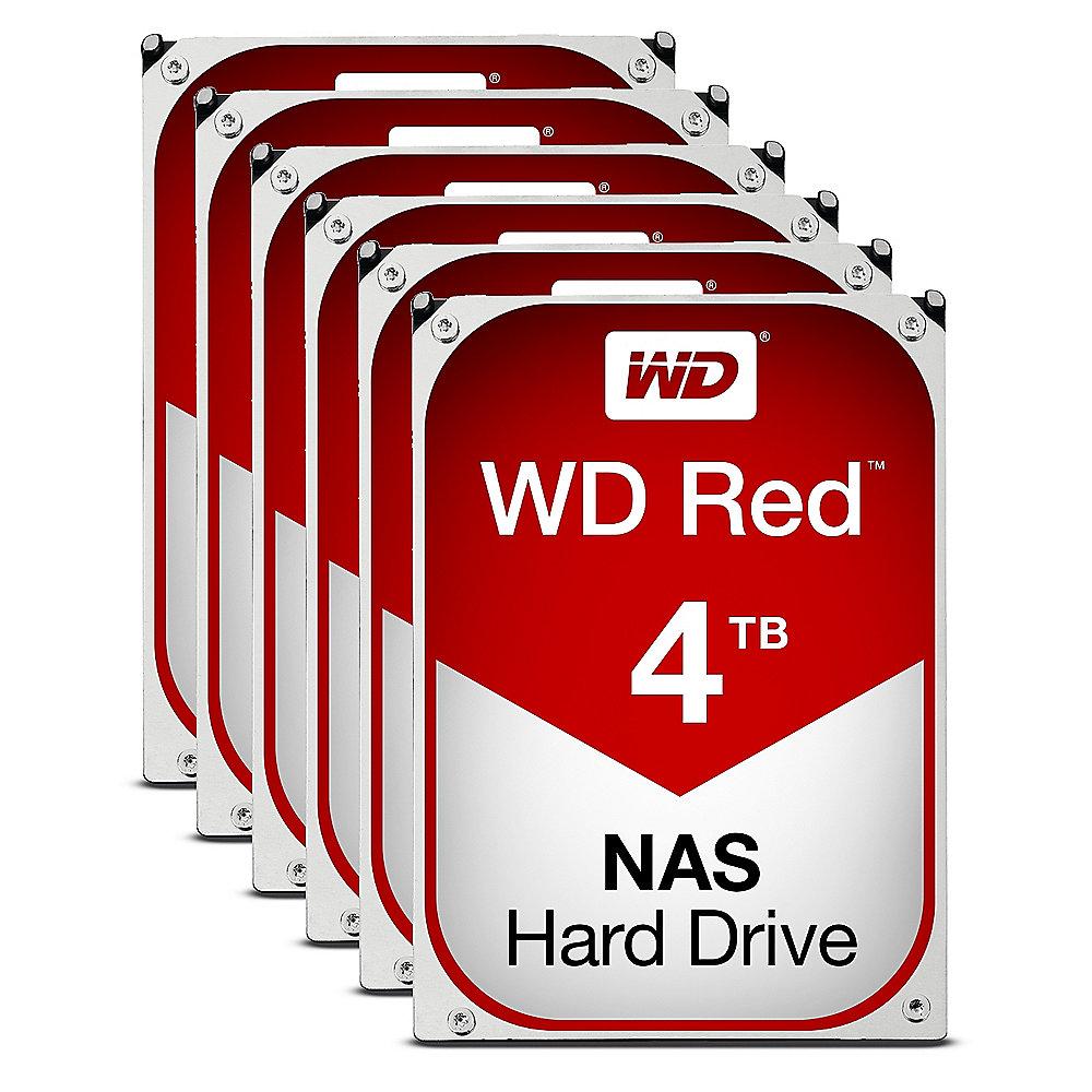 QNAP TS-653B-8G NAS System 6-Bay 24TB inkl. 6x 4TB WD RED WD40EFRX