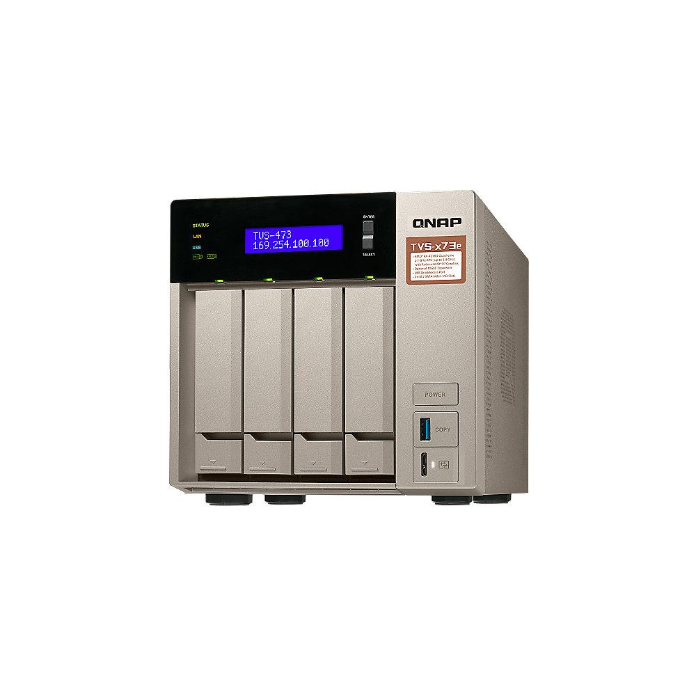 QNAP TVS-473e-4G NAS System 4-Bay 24TB inkl. 4x 6TB Seagate ST6000VN0033, QNAP, TVS-473e-4G, NAS, System, 4-Bay, 24TB, inkl., 4x, 6TB, Seagate, ST6000VN0033