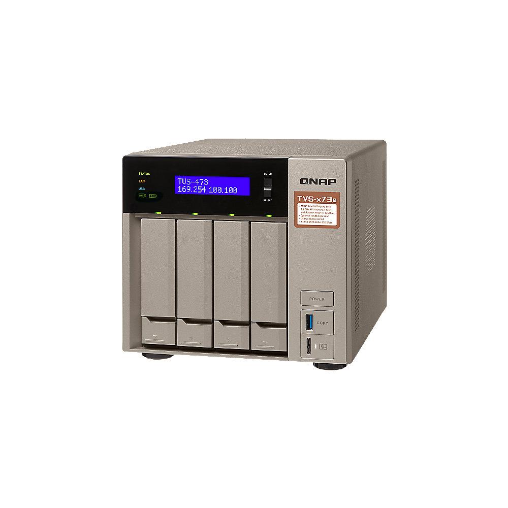QNAP TVS-473e-4G NAS System 4-Bay 4TB inkl. 4x 1TB Seagate ST1000VN002