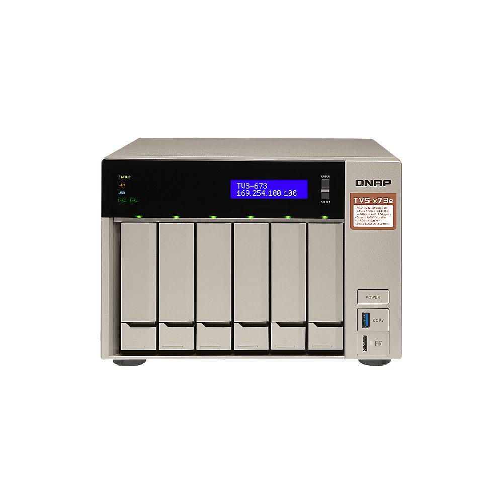 QNAP TVS-673e-4G NAS System 6-Bay