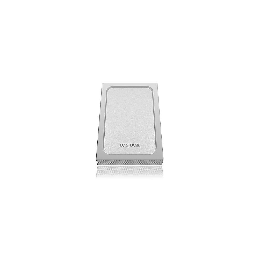 RaidSonic Icy Box IB-254U3 Ext. Gehäuse USB 3.0 für 2,5" SATA (9,5 mm) silber