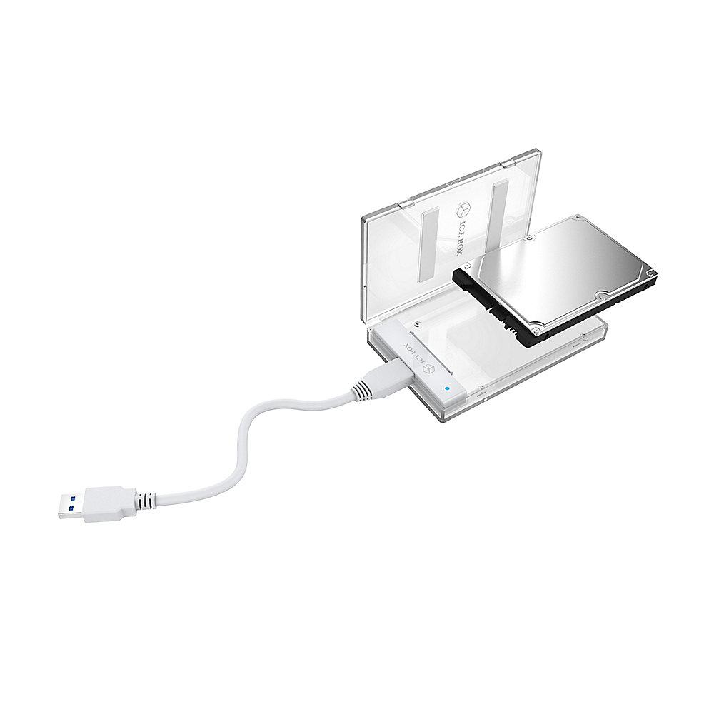 RaidSonic Icy Box IB-AC603-U31 Adapter Kabel für 2,5 Zoll SATA SSD/ HDD USB 3.1