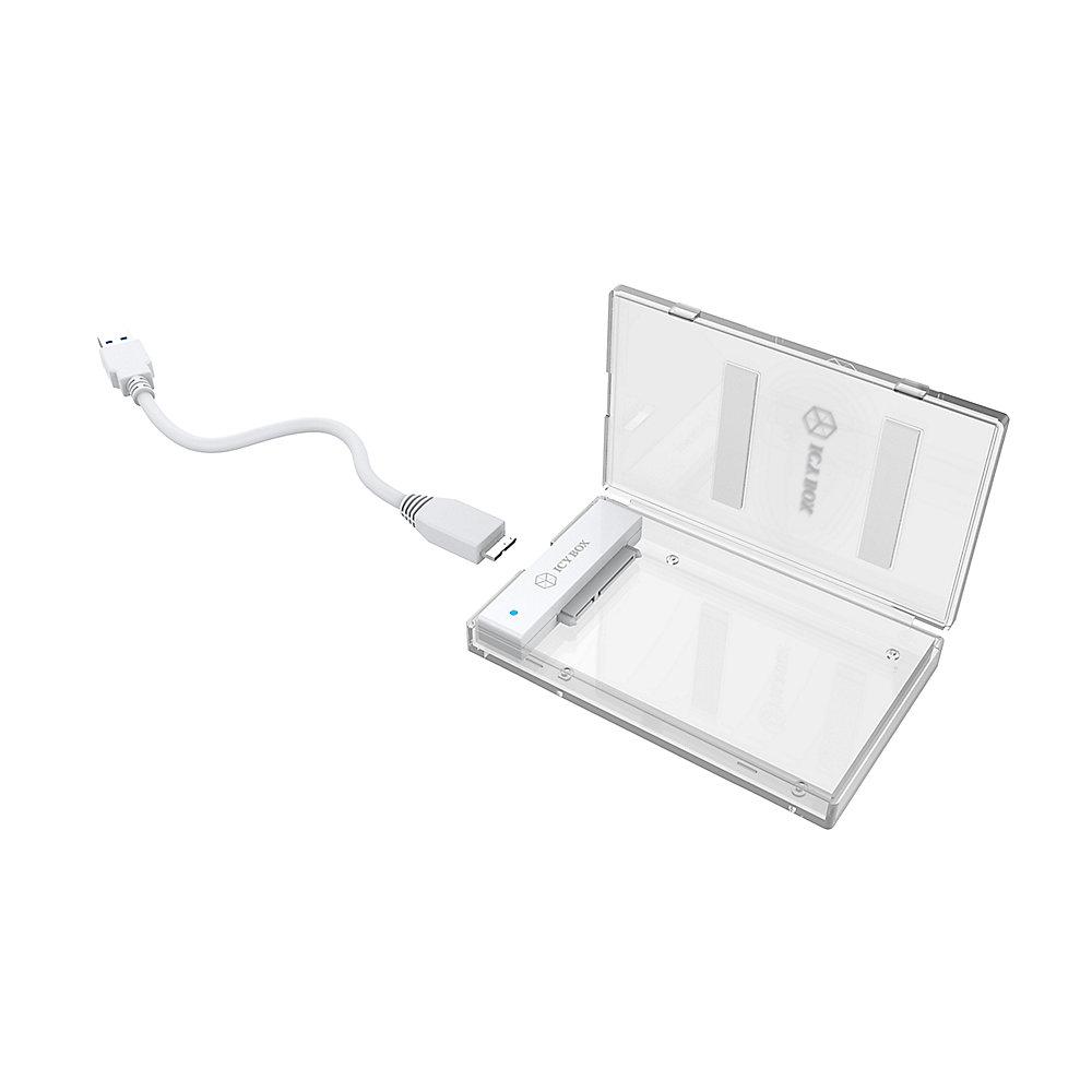 RaidSonic Icy Box IB-AC603-U31 Adapter Kabel für 2,5 Zoll SATA SSD/ HDD USB 3.1