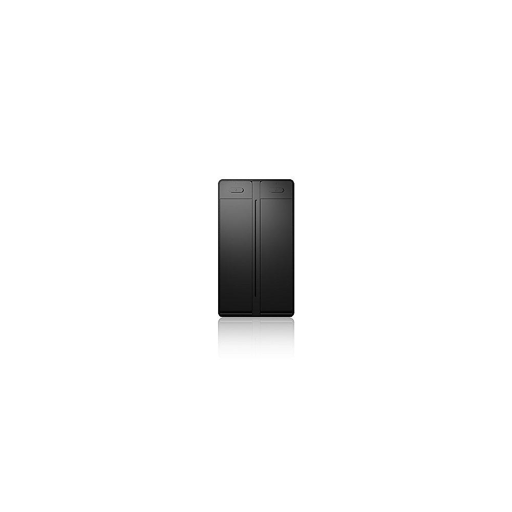 RaidSonic Icy Box IB-RD3662U3S 2-fach RAID für 3,5" SATA HDD USB 3.0/eSATA Black