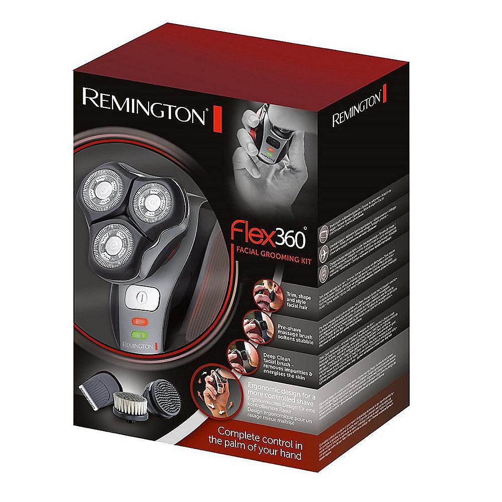 Remington XR1410 Flex 360 Rotationsrasierer schwarz/rot, Remington, XR1410, Flex, 360, Rotationsrasierer, schwarz/rot