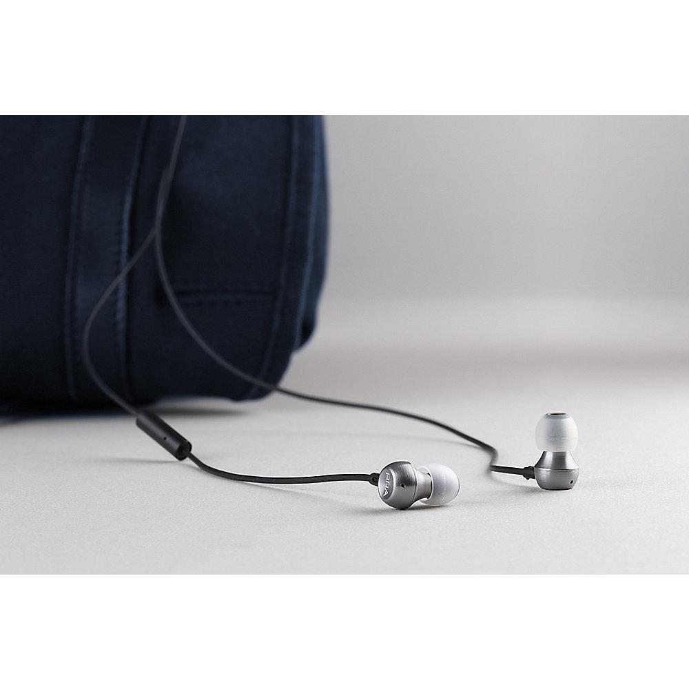 RHA MA390u In-Ear-Kopfhörer massiv Aluminium Schwarz/Silber