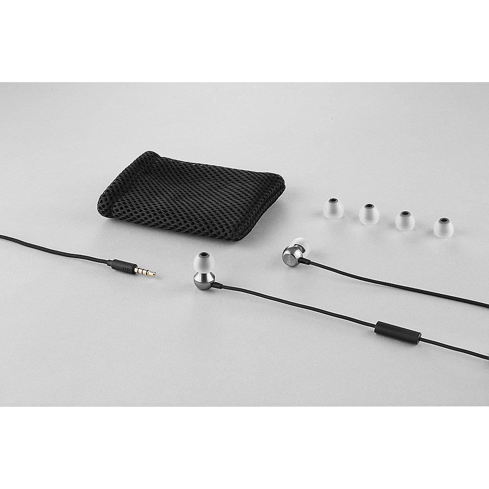 RHA MA390u In-Ear-Kopfhörer massiv Aluminium Schwarz/Silber