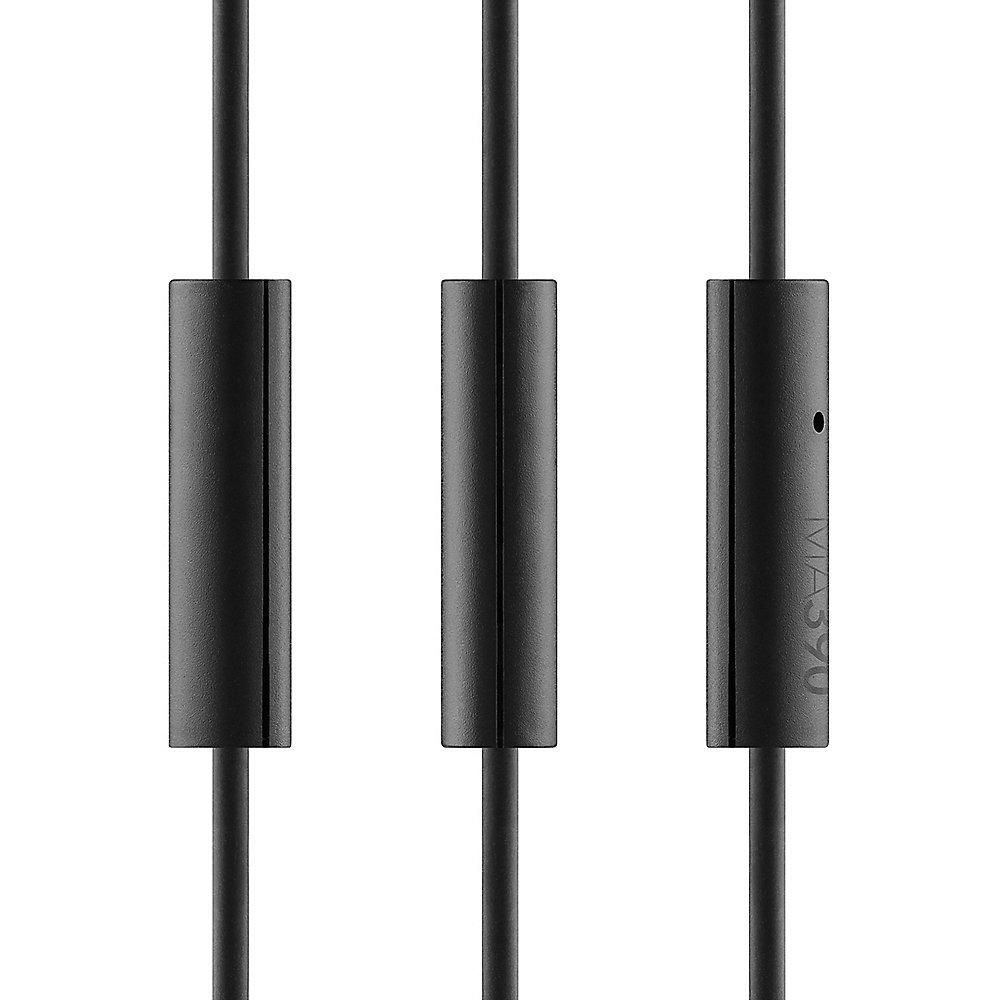 RHA MA390u In-Ear-Kopfhörer massiv Aluminium Schwarz/Silber