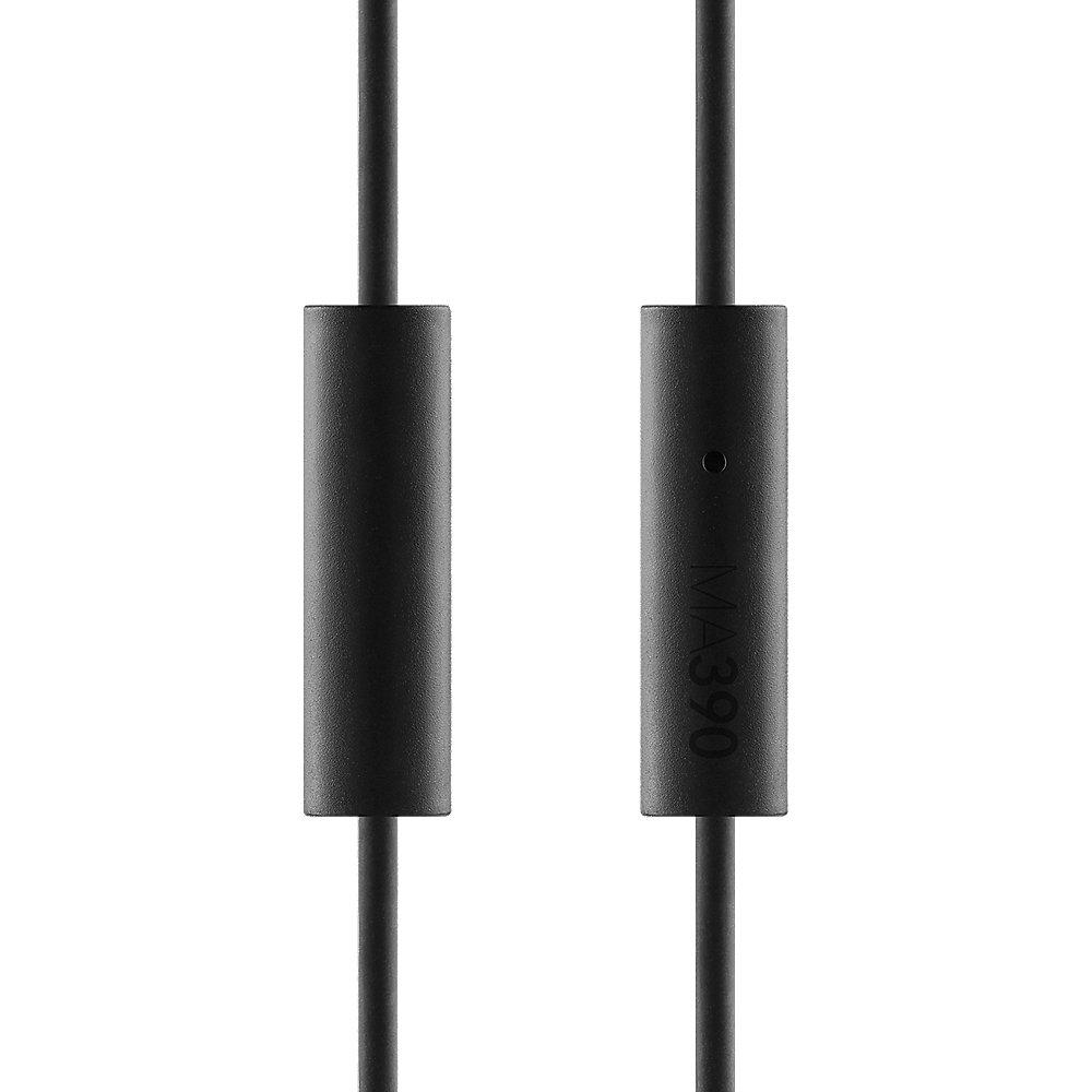 RHA MA390u In-Ear-Kopfhörer massiv Aluminium Schwarz/Silber