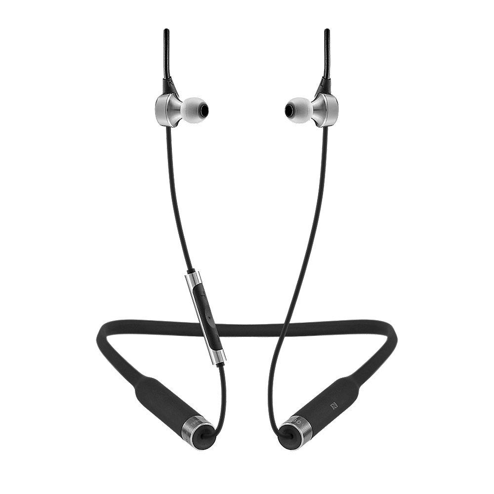 RHA MA750 Wireless Bluetooth In-Ear-Kopfhörer mit Hi-Res- Schwarz/Silber aptx